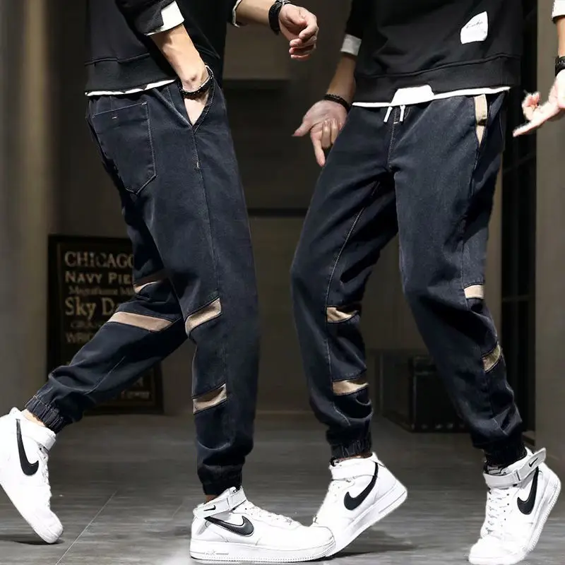 Jeans For Men 2021 Fashion Loose Ankle Banded Harem Pants Black Casual All-Matching Cargo Pants Jogger jeans for men
Jeans For Men 2021 Fashion Loose Ankle Banded Harem Pants Black Casual All-Matching Cargo Pants Jogger jeans for men