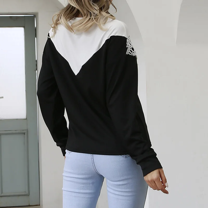 2021 Fashion Casual Round Neck Lace Patchwork Long Sleeve Women Blouse Casual Women Tops and Shirt Long Sleeve Shirt Women
2021 Fashion Casual Round Neck Lace Patchwork Long Sleeve Women Blouse Casual Women Tops and Shirt Long Sleeve Shirt Women