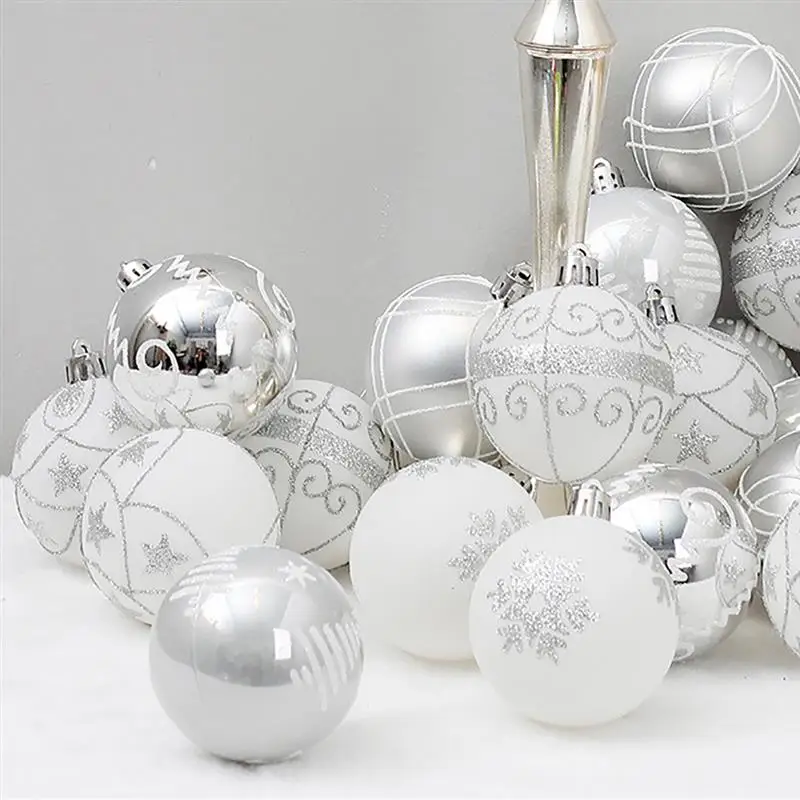 24PCS Christmas Ball Ornament Creative Glitter Christmas Tree Decor Xmas Ball DIY Home Courtyard Background Layout Accessories
24PCS Christmas Ball Ornament Creative Glitter Christmas Tree Decor Xmas Ball DIY Home Courtyard Background Layout Accessories