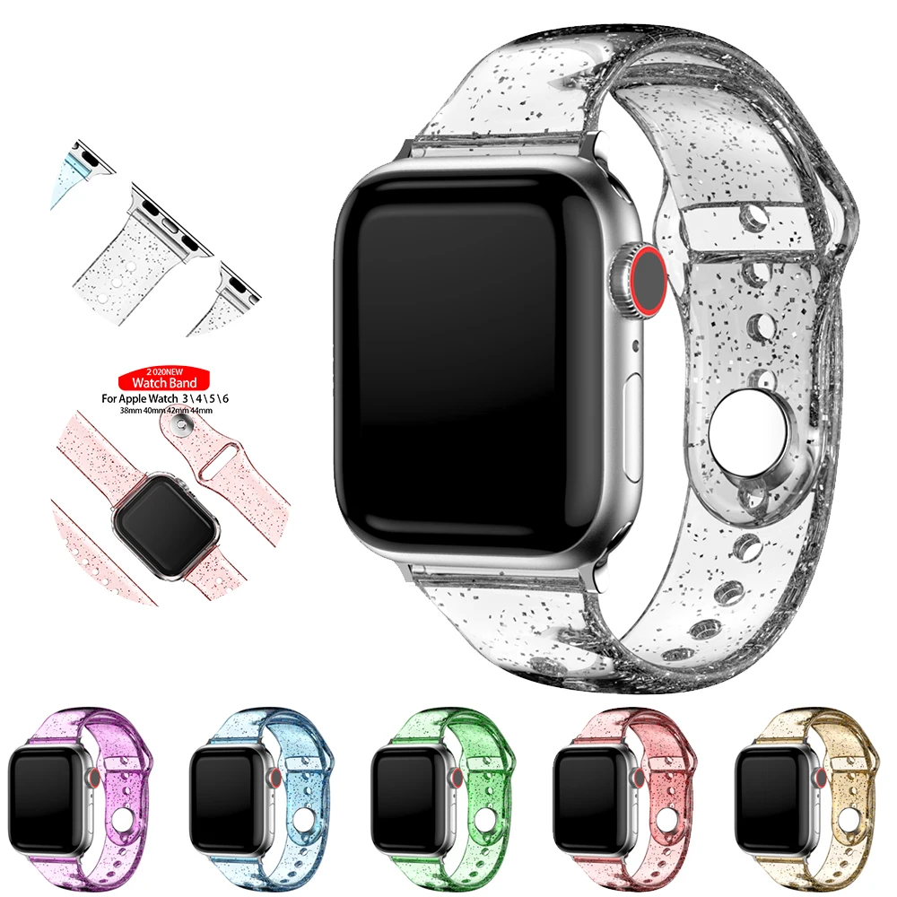 Ремешок сменный мягкий силиконовый для Apple Watch, спортивный прозрачный браслет для iWatch SE 7 6 5 4 3 2 1, 45 мм 41 мм 38 мм 40 мм 42 мм 44 мм
Ремешок сменный мягкий силиконовый для Apple Watch, спортивный прозрачный браслет для iWatch SE 7 6 5 4 3 2 1, 45 мм 41 мм 38 мм 40 мм 42 мм 44 мм