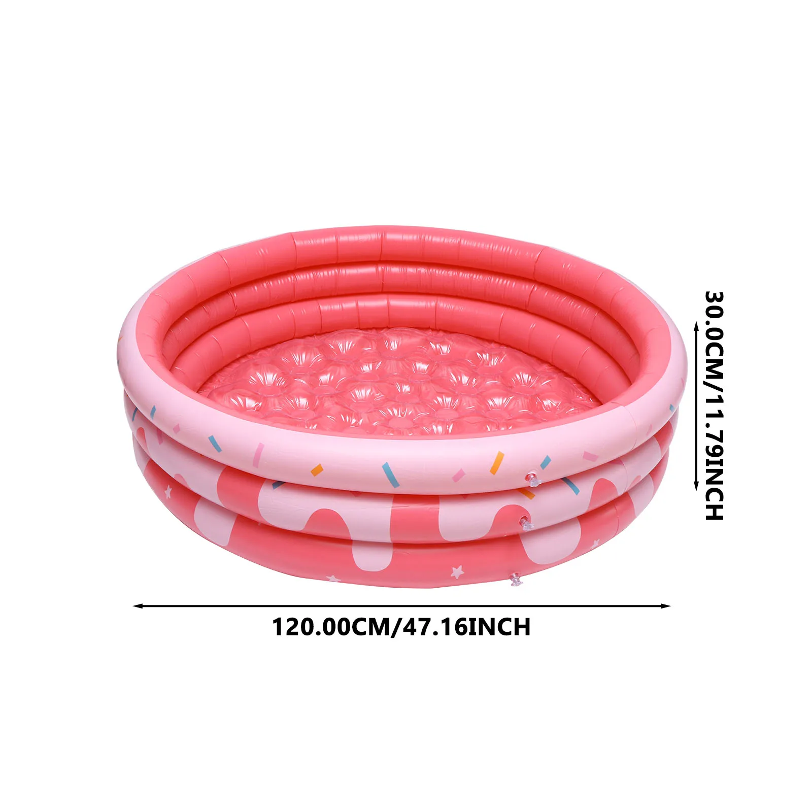 2pcs Cartoon Round Pool Toy Donut Print Inflatable Outdoor Children Paddling Pool Summer Kids Water Toys Inflatable Bath Tub
2pcs Cartoon Round Pool Toy Donut Print Inflatable Outdoor Children Paddling Pool Summer Kids Water Toys Inflatable Bath Tub