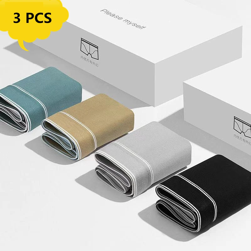 3pcs Mens Underwear Boxer Cotton Homme Boxershorts Men Boxers Sexy Male Underpants Solid Breathable Panties Size M-3XL
3pcs Mens Underwear Boxer Cotton Homme Boxershorts Men Boxers Sexy Male Underpants Solid Breathable Panties Size M-3XL