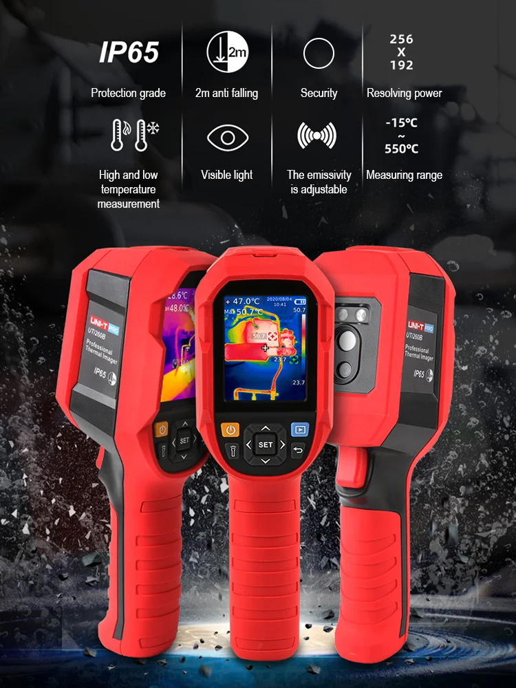 UNI-T UTi85A Industrial Infrared Thermal Imager -15℃~550℃ Temperature Real Time Imaging Transmission Thermal Imaging HD Camera
UNI-T UTi85A Industrial Infrared Thermal Imager -15℃~550℃ Temperature Real Time Imaging Transmission Thermal Imaging HD Camera
