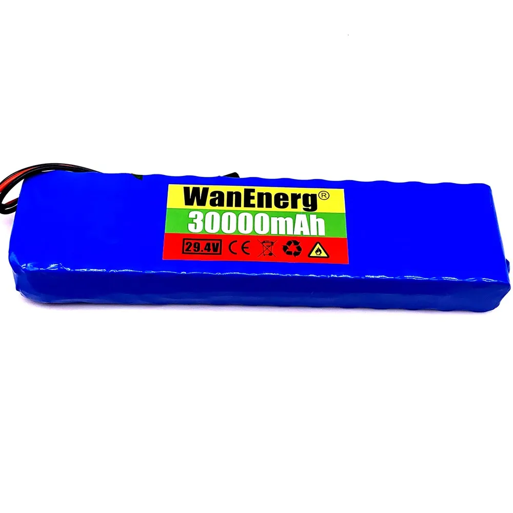 18650 7S4P 24V 30ah 29.4V FOR Lithium-ion battery pack Built-in BMS electric bike unicycle scooter wheelchair motor + charger