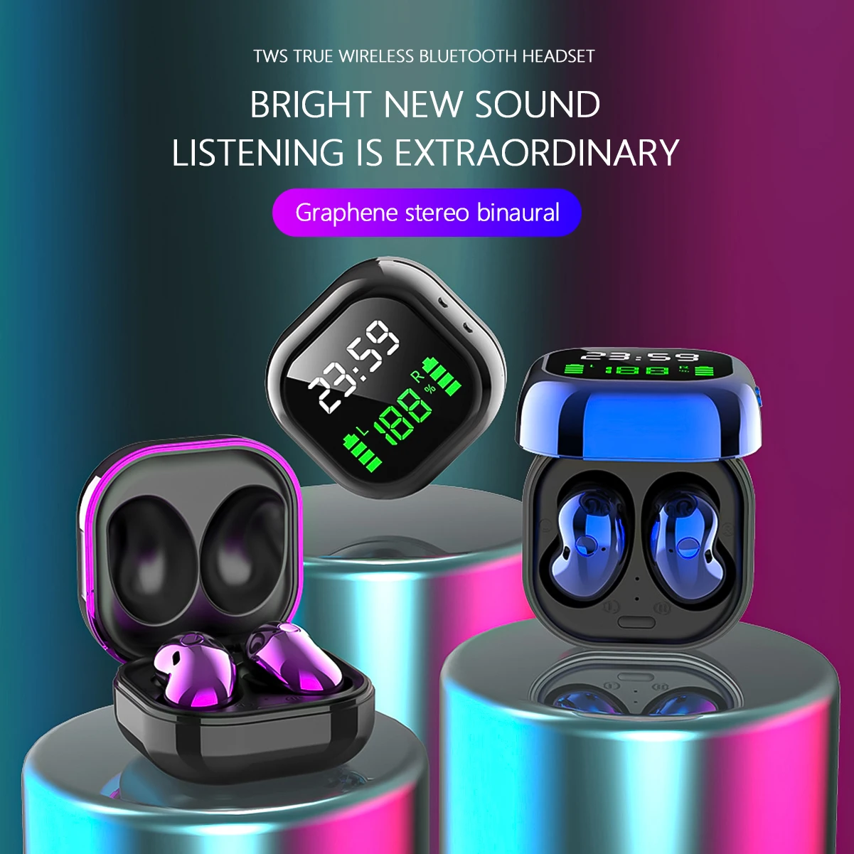Bluetooth-гарнитура Tws 5,1, Беспроводная Bluetooth-гарнитура, водонепроницаемые спортивные наушники с микрофоном, стерео 9d для Samsung Galaxy
Bluetooth-гарнитура Tws 5,1, Беспроводная Bluetooth-гарнитура, водонепроницаемые спортивные наушники с микрофоном, стерео 9d для Samsung Galaxy