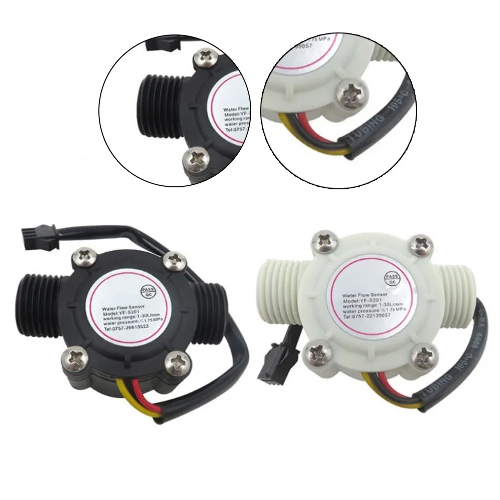 Water Flow Sensor YF-S201 4 Points G1/2 Interface Hall 1.7MPa Flowmeter Sensor Flowmeter Hall Flow Sensor Water Control
Water Flow Sensor YF-S201 4 Points G1/2 Interface Hall 1.7MPa Flowmeter Sensor Flowmeter Hall Flow Sensor Water Control
