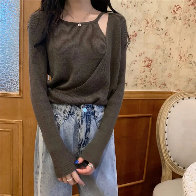 Coffee Lady 2 in 1 Woman Girl Sweaters Spring Knit Sweater Slim Clothing Vest Top Fiting Women Coat Pull Cloth hollowed Pullover
Coffee Lady 2 in 1 Woman Girl Sweaters Spring Knit Sweater Slim Clothing Vest Top Fiting Women Coat Pull Cloth hollowed Pullover