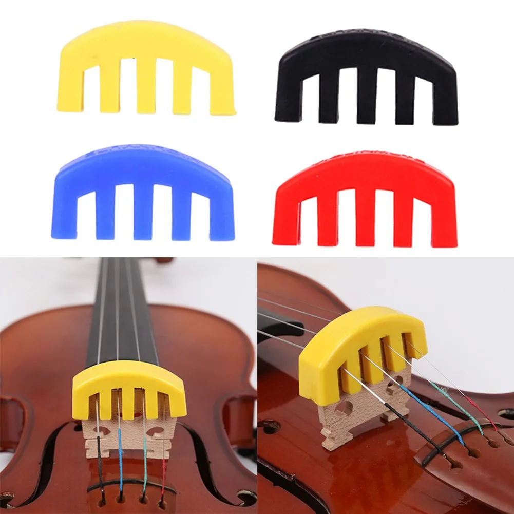 High Quality Rubber Violin Mute Silencer Multi Color Professional Practice Fiddle Accessories For 1/2~4/4 Violin Instrument Part
High Quality Rubber Violin Mute Silencer Multi Color Professional Practice Fiddle Accessories For 1/2~4/4 Violin Instrument Part
