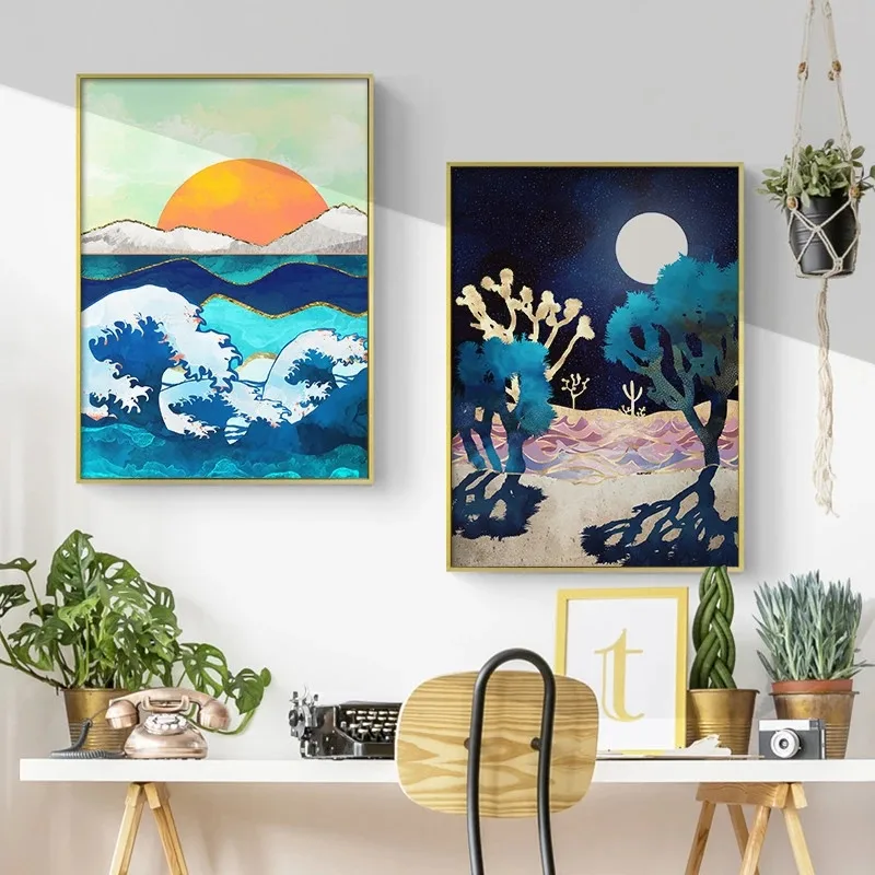 Japanese Style Abstract Landscape Mountain Sunrise Crane Octopus Canvas Painting Posters and Prints Wall Art Picture Home Decor
Japanese Style Abstract Landscape Mountain Sunrise Crane Octopus Canvas Painting Posters and Prints Wall Art Picture Home Decor