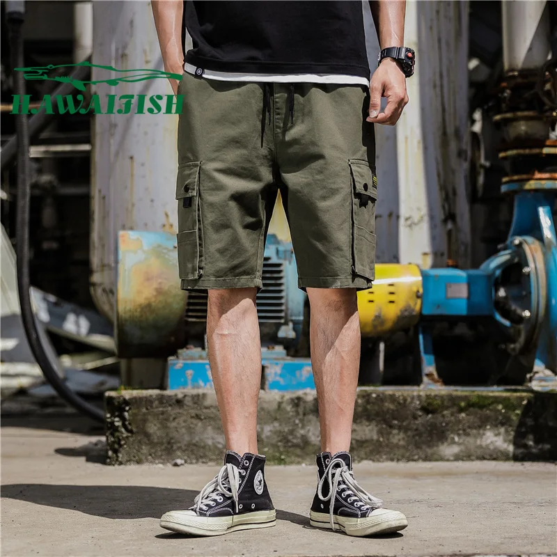 Men's five-point shorts trendy loose casual pants Korean fashion multi-pocket overalls shorts handsome beach pants
Men's five-point shorts trendy loose casual pants Korean fashion multi-pocket overalls shorts handsome beach pants