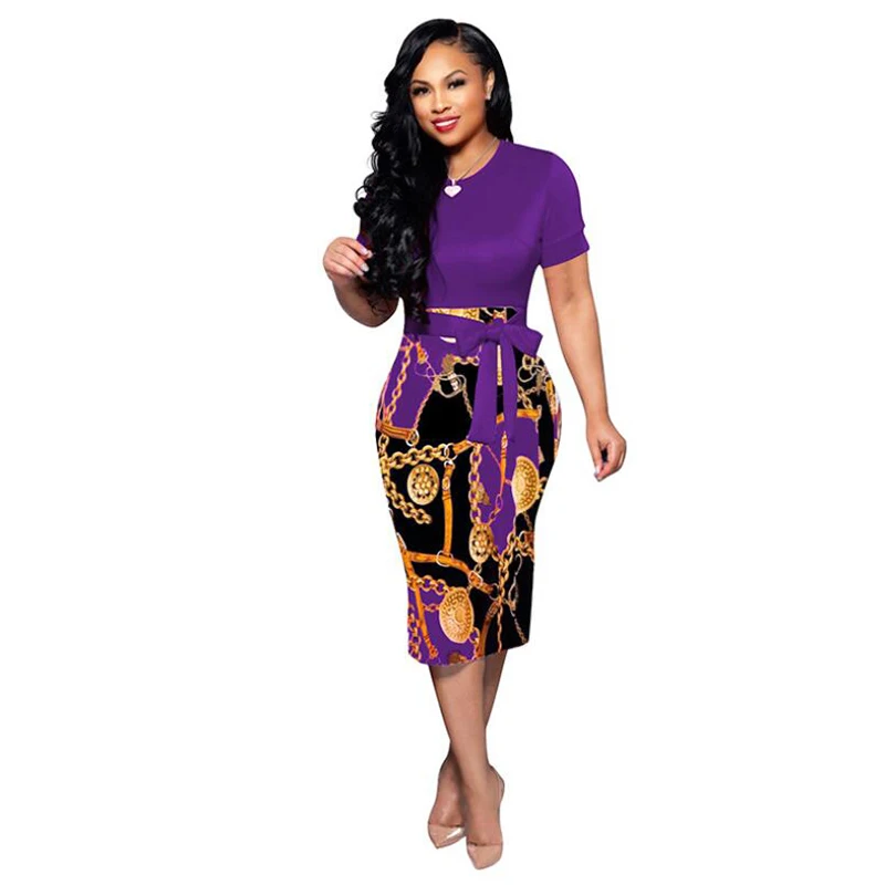 Womens new summer dresses Europe fashion medium long print zipper short-sleeved tight dress women's clothing
Womens new summer dresses Europe fashion medium long print zipper short-sleeved tight dress women's clothing