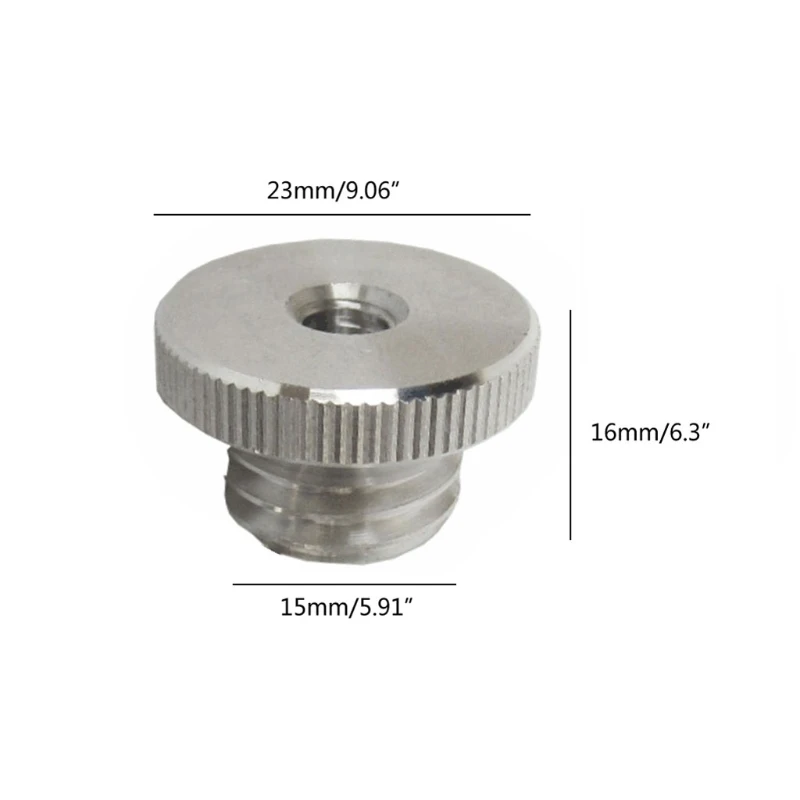 1/4'' to 5/8" Screw Adapter for 1/4'' Thread Lasers Level Rangefinder Tripod Stand 5/8" Adapter
1/4'' to 5/8" Screw Adapter for 1/4'' Thread Lasers Level Rangefinder Tripod Stand 5/8" Adapter