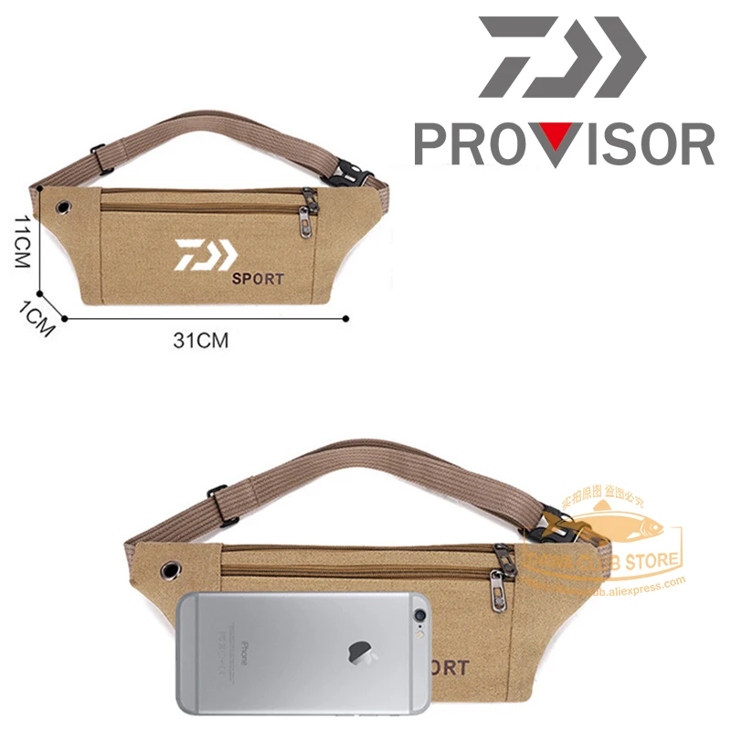 Daiwa Men's Women New Canvas Fishing Waterproof Waist Bag Outdoor Climbing Multi-function Personal Sports and Leisure Waist Bag
Daiwa Men's Women New Canvas Fishing Waterproof Waist Bag Outdoor Climbing Multi-function Personal Sports and Leisure Waist Bag