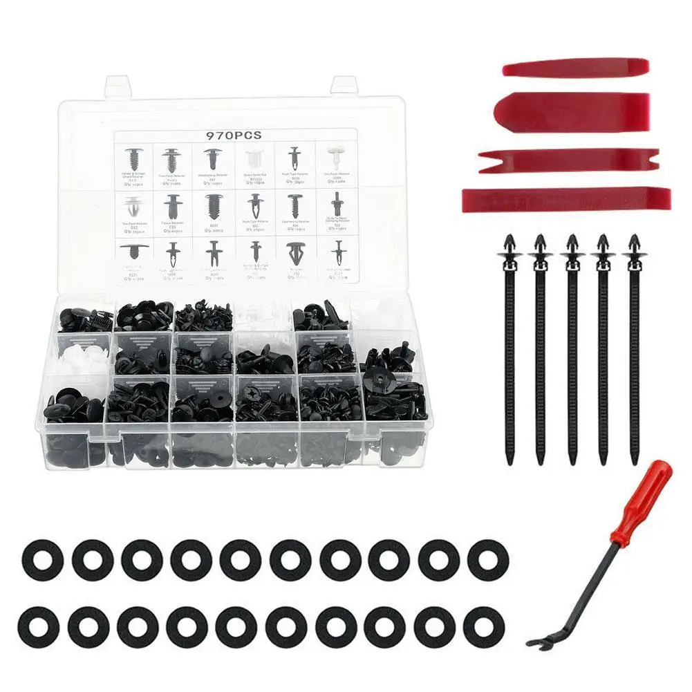 1000pcs/set Automotive Plastic Rivet Car Fender Bumper Pin Clips Car Kit Interior Trim Accessories Push Y1Y9
1000pcs/set Automotive Plastic Rivet Car Fender Bumper Pin Clips Car Kit Interior Trim Accessories Push Y1Y9