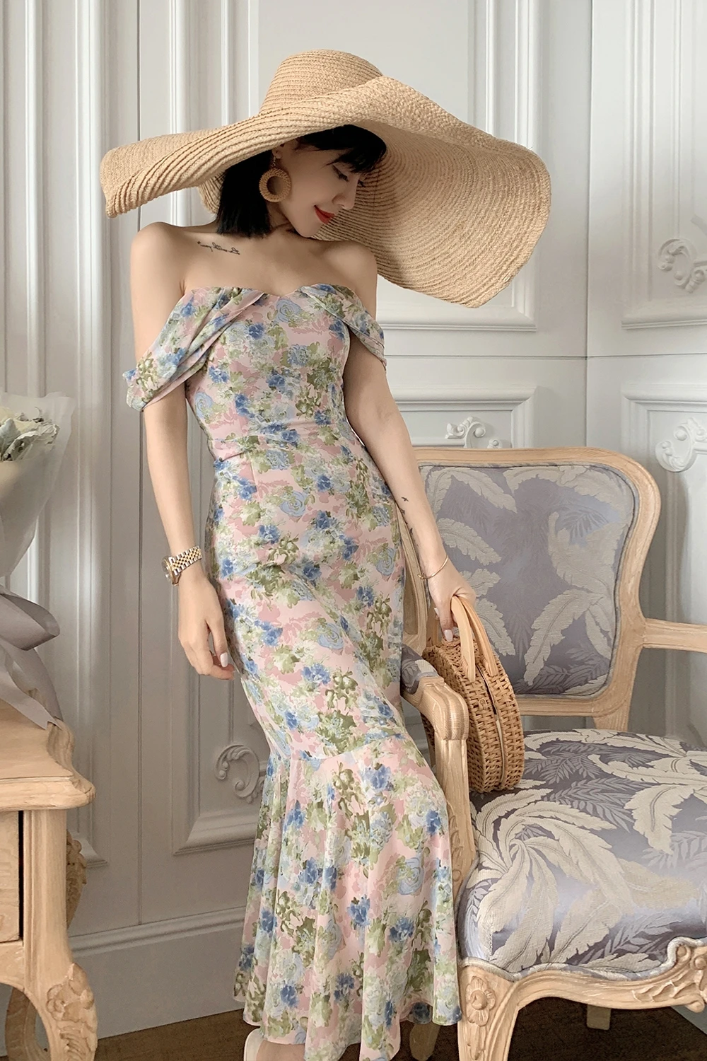 ZOSOL Printed Dress Women's Chiffon Dress Retro French 2020 Spring and Summer Waist Slimming Temperament Fishtail plaid dress
ZOSOL Printed Dress Women's Chiffon Dress Retro French 2020 Spring and Summer Waist Slimming Temperament Fishtail plaid dress