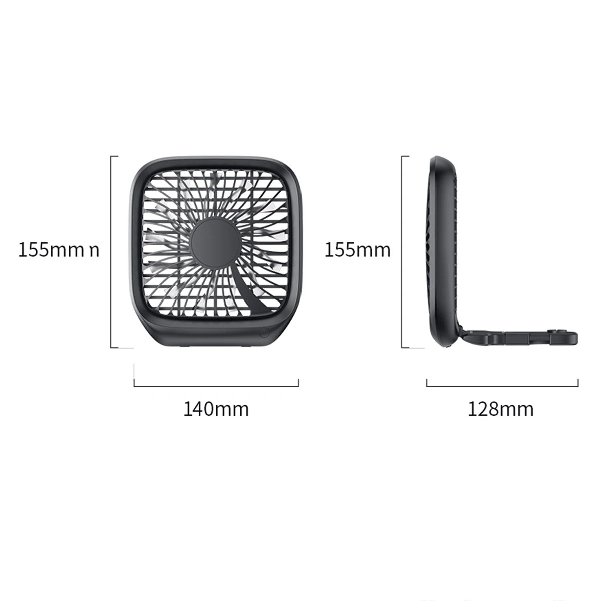 

Car Fan Cooler Foldable Silent Fan For Car Backseat Air Condition 3 Speed Adjustable Mini USB Fan Desk Fan Auto Cooling fans