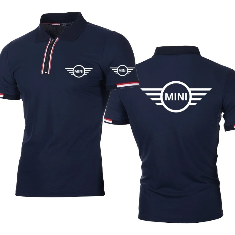 NEW Fashion Men's polo shirt Mini car Logo Printing Casual high quality Cotton Harajuku Solid color Striped Men's tops
NEW Fashion Men's polo shirt Mini car Logo Printing Casual high quality Cotton Harajuku Solid color Striped Men's tops