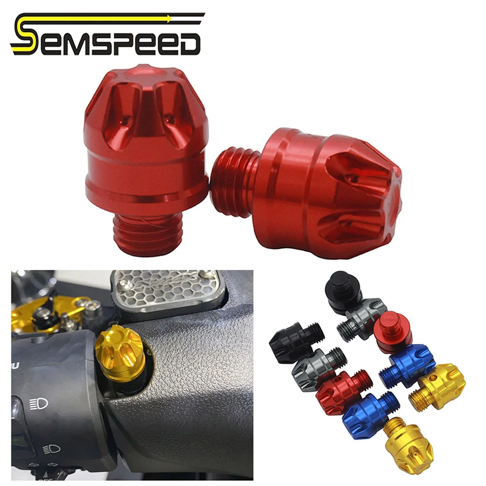 SEMSPEED New Motorcycle Mirrors Handlebar N-MAX155 125 Rearview Side Mirror Mount Adapter Bolts Screw For Yamaha NMAX155 125 150
SEMSPEED New Motorcycle Mirrors Handlebar N-MAX155 125 Rearview Side Mirror Mount Adapter Bolts Screw For Yamaha NMAX155 125 150