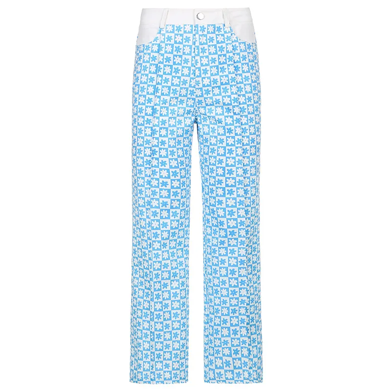 Inscutee Vintage Harajuku Street Straight Pants Women Y2k E-girl 90s Florals Print High Waist Loose Trousers Summer Casual Pants
Inscutee Vintage Harajuku Street Straight Pants Women Y2k E-girl 90s Florals Print High Waist Loose Trousers Summer Casual Pants