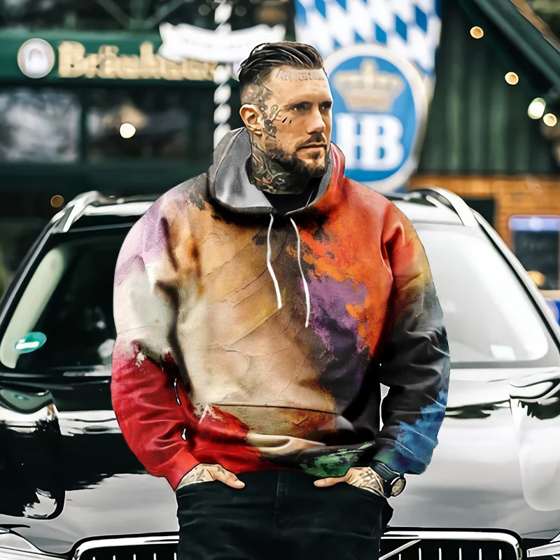 Cool colorful painting 3D printing men's hoodie Harajuku art long-sleeved sweater 2021 autumn and winter retro street fashion
Cool colorful painting 3D printing men's hoodie Harajuku art long-sleeved sweater 2021 autumn and winter retro street fashion
