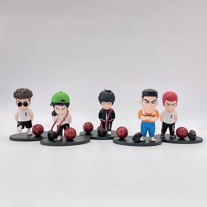5pcs/set Kawaii Slam Dunk Anime Action Figure PVC Toys Cute Sakuragi Hanamichi Kaede Rukawa Dolls Room Decor Xmas Gift for Boys
5pcs/set Kawaii Slam Dunk Anime Action Figure PVC Toys Cute Sakuragi Hanamichi Kaede Rukawa Dolls Room Decor Xmas Gift for Boys