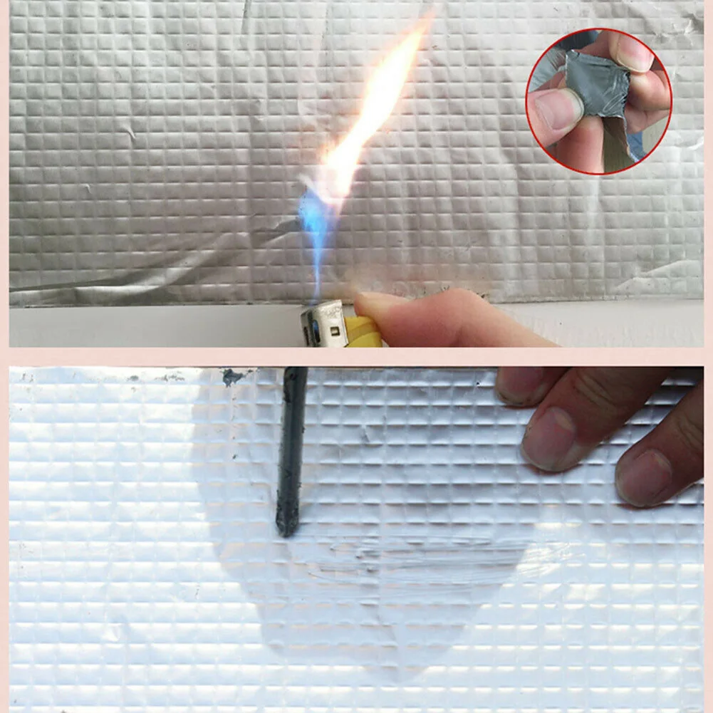 Repair Tape Super Waterproof Butyl Rubber Aluminium Foil Tape Strong Adhesive Tapes Roof Waterproof Crack Repair Adhesives
Repair Tape Super Waterproof Butyl Rubber Aluminium Foil Tape Strong Adhesive Tapes Roof Waterproof Crack Repair Adhesives