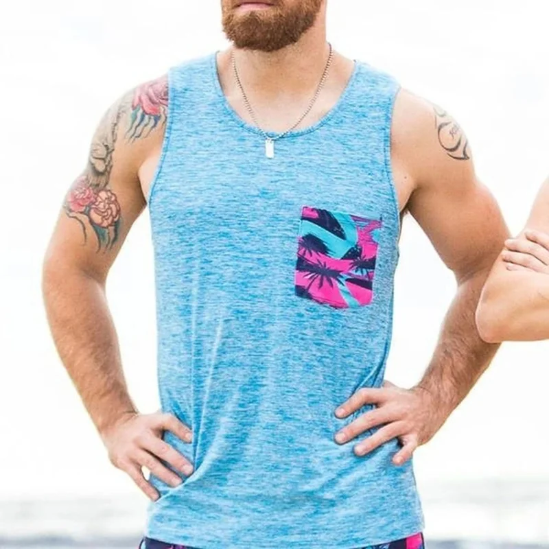 Men's Tank Top Sleeveless Shirts Summer Fitness Clothing Men Gym Tanks Tops Plus Size Summer Print Shirts Vest
Men's Tank Top Sleeveless Shirts Summer Fitness Clothing Men Gym Tanks Tops Plus Size Summer Print Shirts Vest