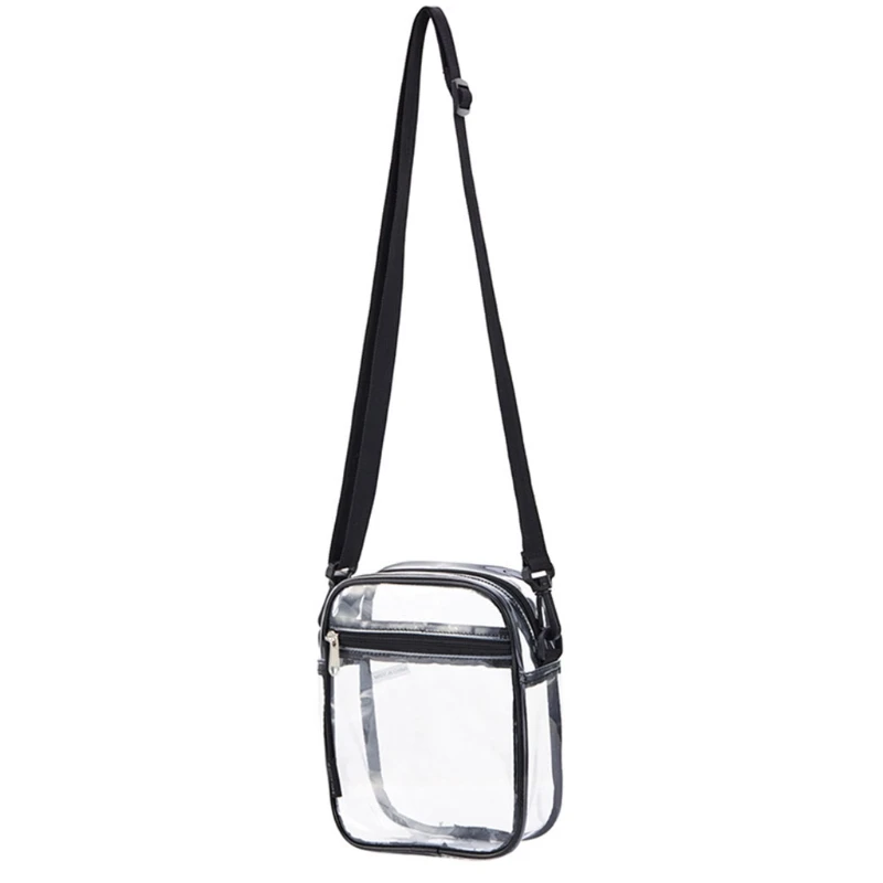 Clear Crossbody Purse Bag Stadium Approved Gym Clear Shoulder Tote Bag with Front Pocket and Adjustable Strap
Clear Crossbody Purse Bag Stadium Approved Gym Clear Shoulder Tote Bag with Front Pocket and Adjustable Strap