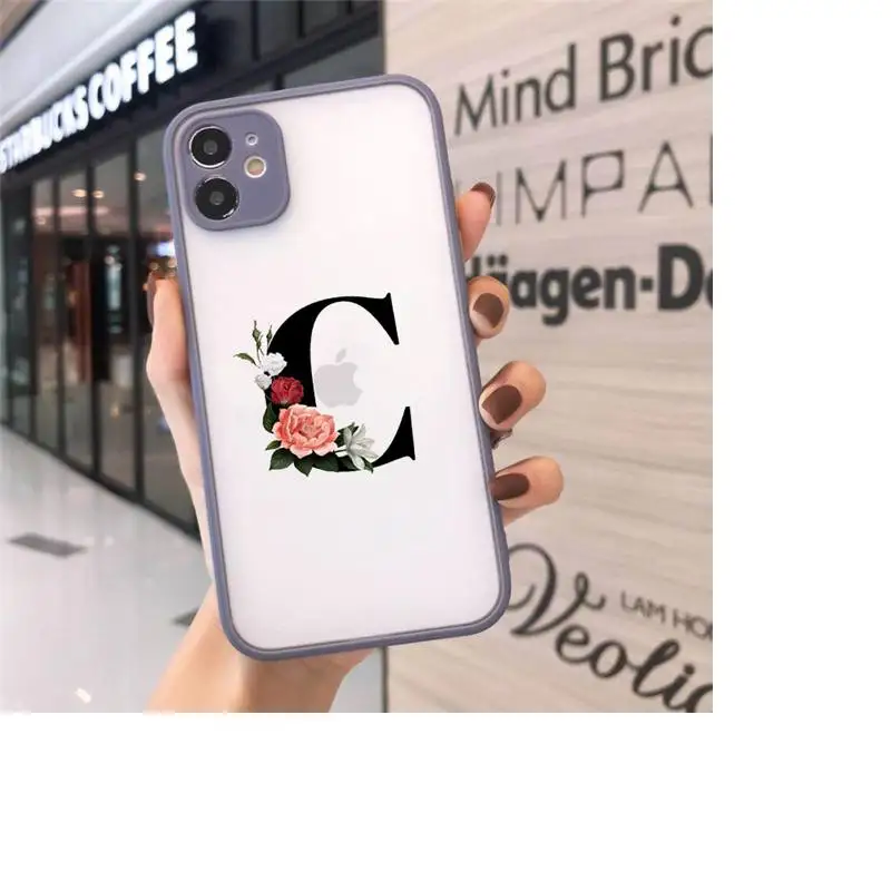 Alphabet Letter Phone Cases Matte Transparent For iPhone 12 Mini 11 Pro XR XS Max 7 8 Plus
Alphabet Letter Phone Cases Matte Transparent For iPhone 12 Mini 11 Pro XR XS Max 7 8 Plus