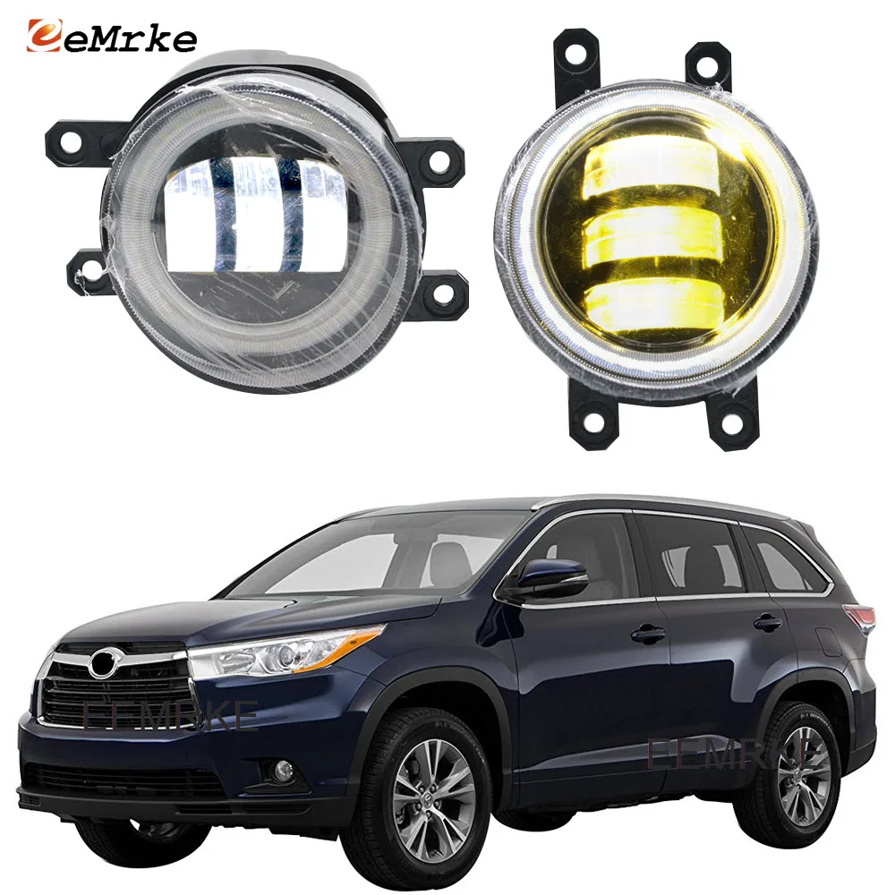 2-Pcs Car Full Led DRL Angel Eye for Highlander Kluger XU50 2014 2015 2016 Fog Lights Projection Lens Daylight Car Accessories
2-Pcs Car Full Led DRL Angel Eye for Highlander Kluger XU50 2014 2015 2016 Fog Lights Projection Lens Daylight Car Accessories