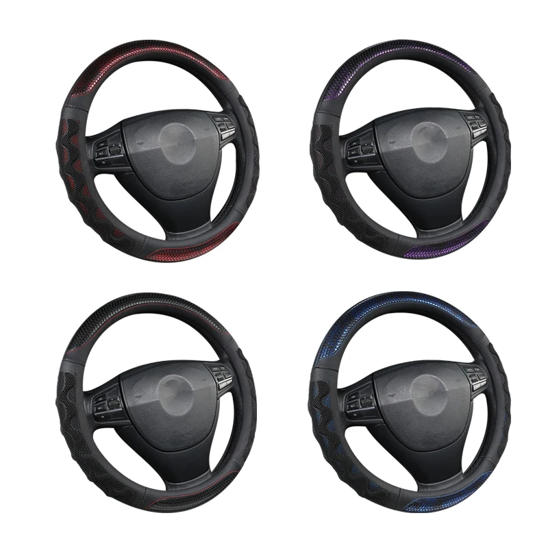 QFHETJIE Car Steering Wheel Cover Four Seasons Universal 37-38CM Three-dimensional Anti-skid Wear-resistant Car Handle
QFHETJIE Car Steering Wheel Cover Four Seasons Universal 37-38CM Three-dimensional Anti-skid Wear-resistant Car Handle