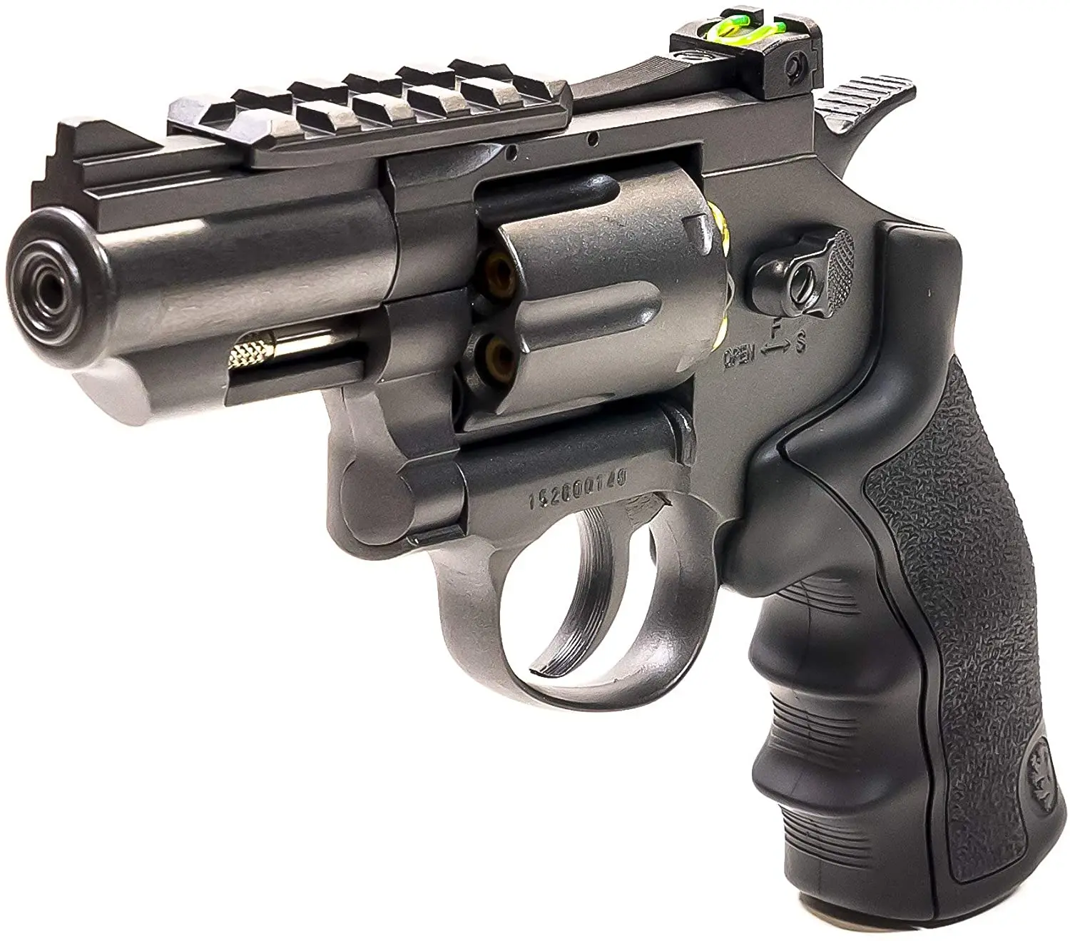 Black Ops Exterminator 2.5 Inch Revolver Full Metal CO2 BB/Pellet Gun - Shoot .177 BBs or Pellets Metal decorative wall board
Black Ops Exterminator 2.5 Inch Revolver Full Metal CO2 BB/Pellet Gun - Shoot .177 BBs or Pellets Metal decorative wall board