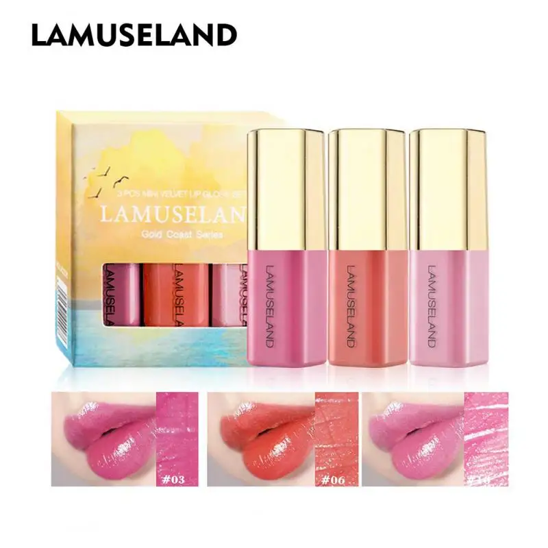 A Box 3pcs Lip Glaze Suit Matte Lipstick Moisturizing Oriental Lipstick Long Lasting Lip Stick Lip Makeup Cosmetics
A Box 3pcs Lip Glaze Suit Matte Lipstick Moisturizing Oriental Lipstick Long Lasting Lip Stick Lip Makeup Cosmetics