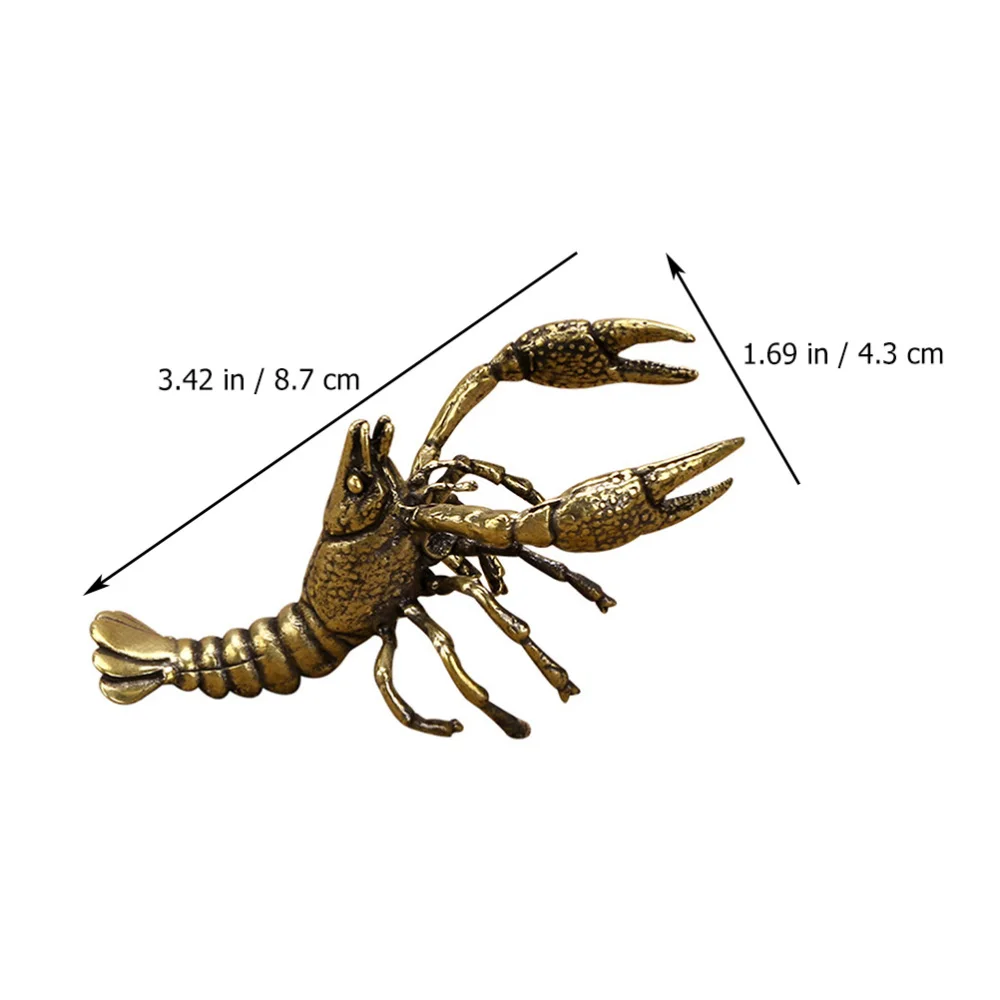 1pc Copper Lobster Decoration Archaize Artware Desktop Ornament for Home
1pc Copper Lobster Decoration Archaize Artware Desktop Ornament for Home