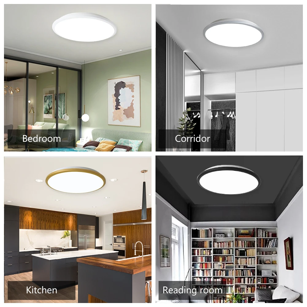 Round LED Ceiling lights for Room 12W 18W 24W 36W Cold White light LED Wall Flush Mount Ceiling Lamps for Living Room Lighting
Round LED Ceiling lights for Room 12W 18W 24W 36W Cold White light LED Wall Flush Mount Ceiling Lamps for Living Room Lighting