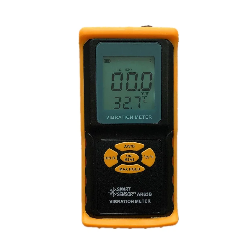 Точный измеритель вибрации тестер AR63B 0 1 ~ 199 9 м/s2 001 999 мм м/с измерительный прибор