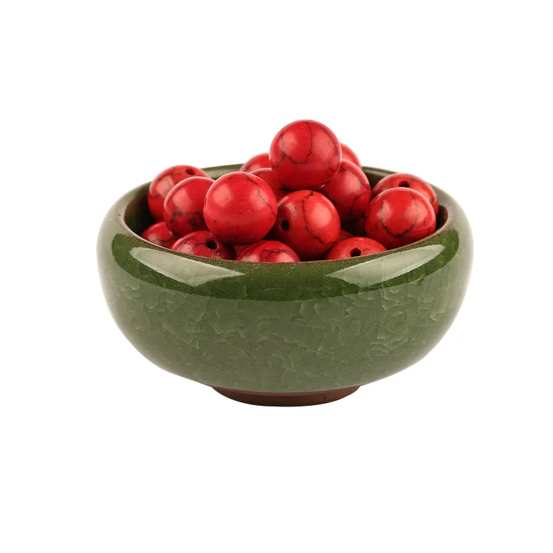 Semi-finished Black Thread Red Pine Stone Loose Round Bead Earrings Accessories Bracelet Women's Manual Necklace Buddhist Chain
Semi-finished Black Thread Red Pine Stone Loose Round Bead Earrings Accessories Bracelet Women's Manual Necklace Buddhist Chain