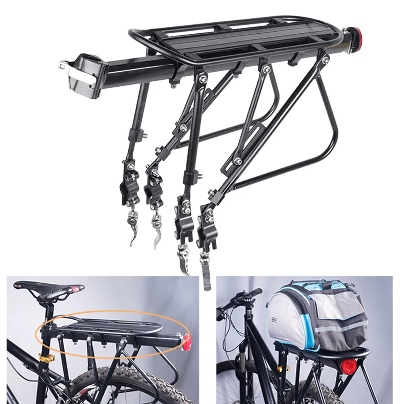 24-29 inch Bikes Rack Bicycle Cargo Carrier Luggage Rear Rack Seatpost Bag Holder Stand With Install Tool Bicycle Accessories
24-29 inch Bikes Rack Bicycle Cargo Carrier Luggage Rear Rack Seatpost Bag Holder Stand With Install Tool Bicycle Accessories