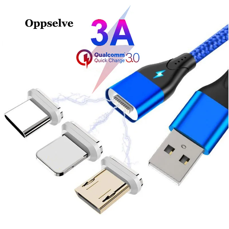 Oppselve 2m Magnetic Cable Micro USB Type C Charger For Android Phones Fast Charging Magnet Charge Wire Cord For iPhone 11 Cavo
Oppselve 2m Magnetic Cable Micro USB Type C Charger For Android Phones Fast Charging Magnet Charge Wire Cord For iPhone 11 Cavo