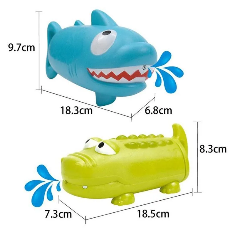 Children's Water Guns Shark Crocodile Air Pressure Toys Water Bullet Bath Turtle Bathroom Play Toys Ocean Toys For Kids Gifts 
Children's Water Guns Shark Crocodile Air Pressure Toys Water Bullet Bath Turtle Bathroom Play Toys Ocean Toys For Kids Gifts