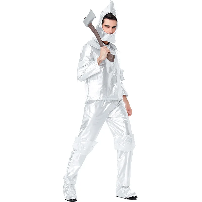 Halloween Costumes 2020 The Tin Man Man Cosplay Waterproof Clothes with Headgear Shoe Covers Silvery Hickory Costume
Halloween Costumes 2020 The Tin Man Man Cosplay Waterproof Clothes with Headgear Shoe Covers Silvery Hickory Costume