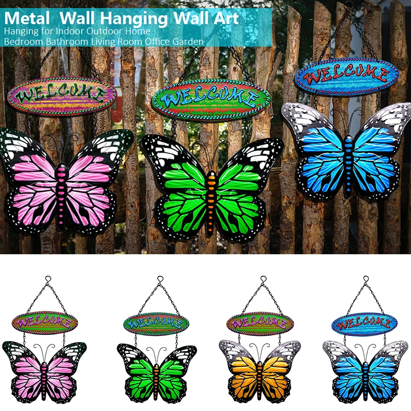 New Metal Butterfly Wall Art Decor Beautiful Vintage Sculptures Ornament for Home Patio Garden Figurines Miniatures Home Decor
New Metal Butterfly Wall Art Decor Beautiful Vintage Sculptures Ornament for Home Patio Garden Figurines Miniatures Home Decor