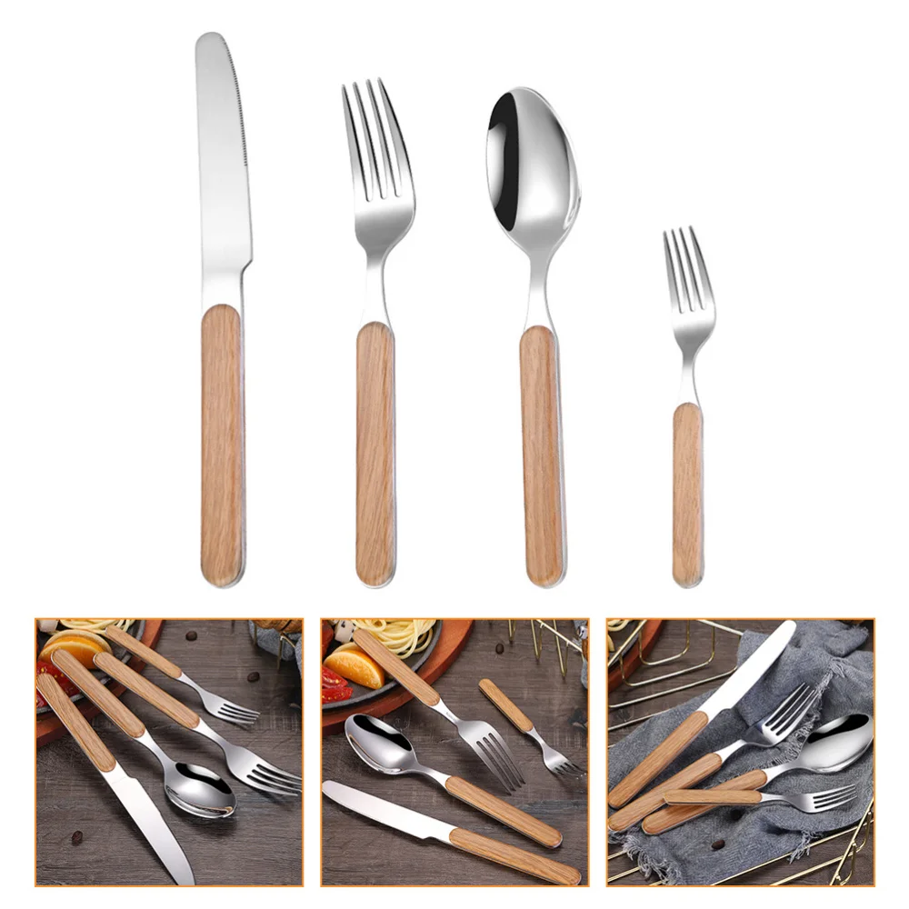 4Pcs Cutlery Set Forks Cutter and Spoon Gift Set for Housewarming Festival 
4Pcs Cutlery Set Forks Cutter and Spoon Gift Set for Housewarming Festival