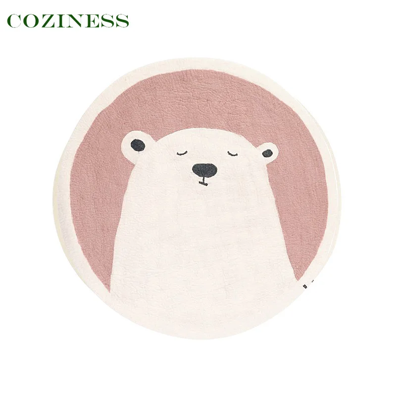 COZINESS Round Shape Baby Game Mat Thicken Cartoon Bear Living Room Carpet Soft Skin Friendly Non Slip Backing Bedroom Pad
COZINESS Round Shape Baby Game Mat Thicken Cartoon Bear Living Room Carpet Soft Skin Friendly Non Slip Backing Bedroom Pad