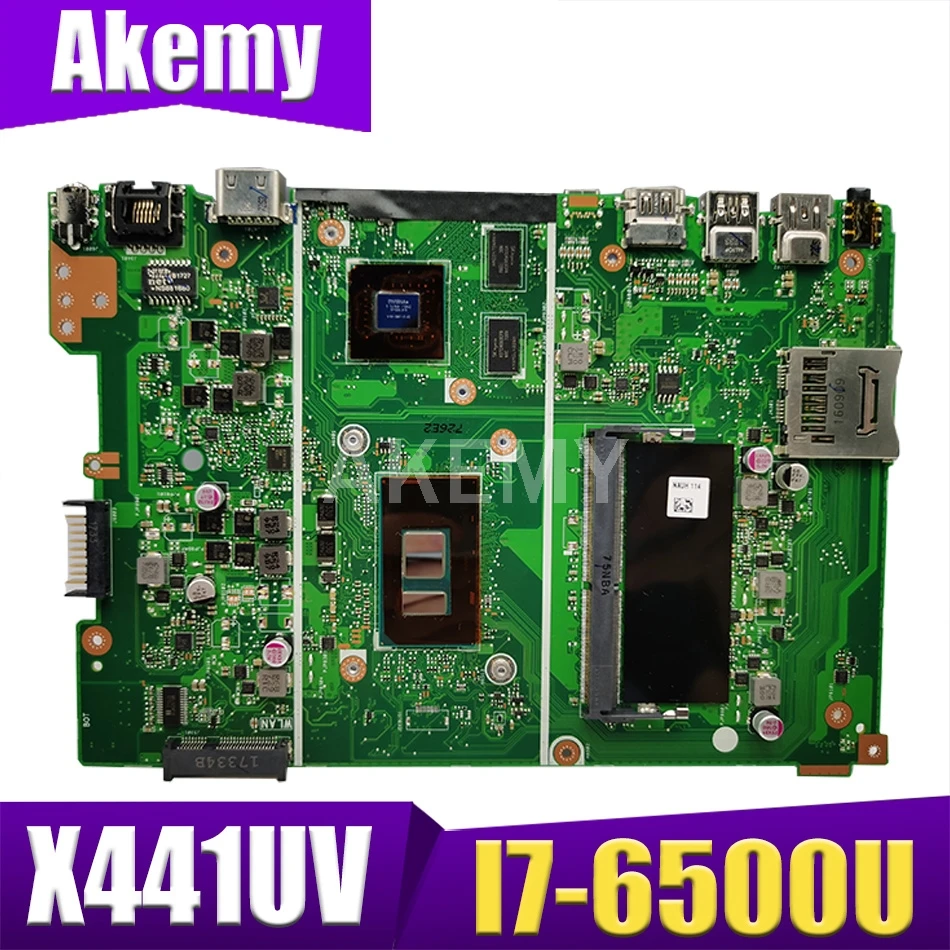 Материнская плата для ноутбука ASUS X441UV X441UVK X441UR X441URK X441UB с GT940M (V2G) 8G / I7-6500U
Материнская плата для ноутбука ASUS X441UV X441UVK X441UR X441URK X441UB с GT940M (V2G) 8G / I7-6500U