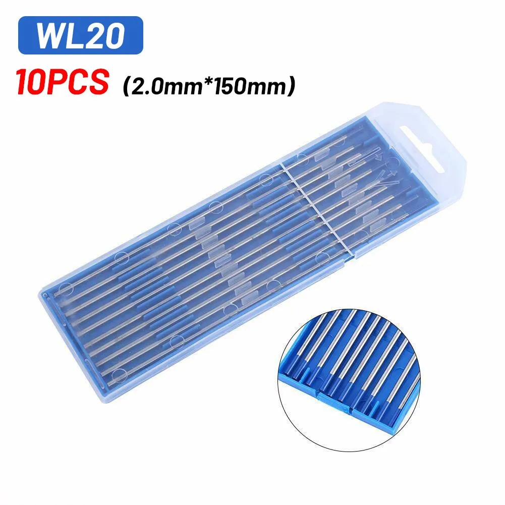 10pcs 1.8 To 2.2% Lanthanum Tungsten Electrode WL20 TIG Welding Thoriated Tungsten Electrode Rods High-Conductivity TIG Welding
10pcs 1.8 To 2.2% Lanthanum Tungsten Electrode WL20 TIG Welding Thoriated Tungsten Electrode Rods High-Conductivity TIG Welding