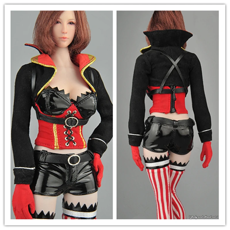 1/6 Scale Hot Girl Short Tops Leather Corset Lingerie Gloves Stockings Set for 12" Female Action Figure Seamless Body Doll Toy
1/6 Scale Hot Girl Short Tops Leather Corset Lingerie Gloves Stockings Set for 12" Female Action Figure Seamless Body Doll Toy