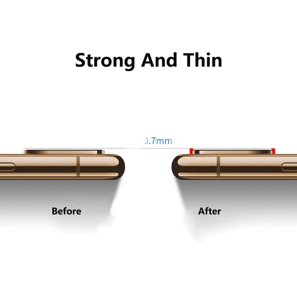 Кольцо объектива для iPhone X XS XR Max металлическая защита камеры R 13 пленка экрана S