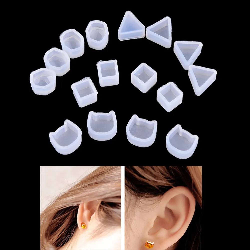 DIY Mold Resin Casting resin molds for jewelry 2Pcs Multi Design Women Clear Silicone Mold For Making Jewelry Earrings
DIY Mold Resin Casting resin molds for jewelry 2Pcs Multi Design Women Clear Silicone Mold For Making Jewelry Earrings