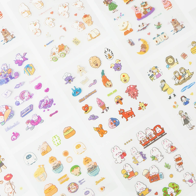 10pcs/LOT 100 sweet series stationery sticker Creative decoration DIY PET stickers
10pcs/LOT 100 sweet series stationery sticker Creative decoration DIY PET stickers